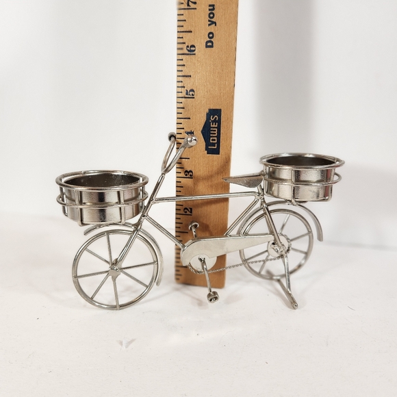 Metal unique bicycle Candle holder - Picture 6 of 8